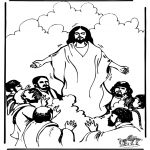 Láminas de la Biblia - Ascensión