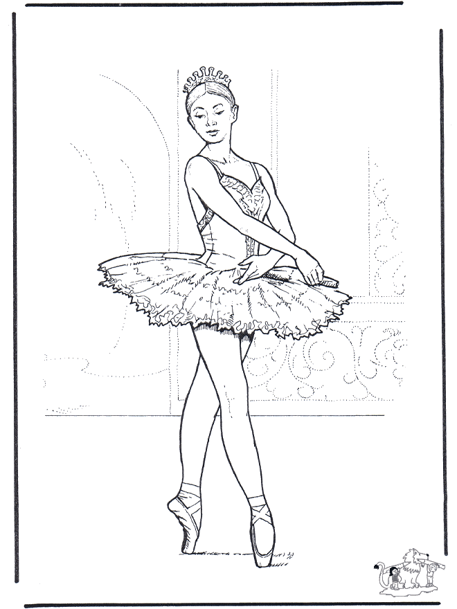 dance coloring pages personalized - photo #10