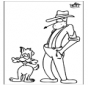 Cowboy y perro