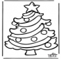 Dibujo de Navidad para ventana 6