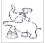 Elefante en el circo