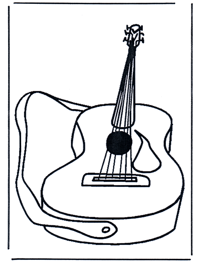 Dibujo De Guitarra