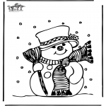 Invierno - Hombre de nieve