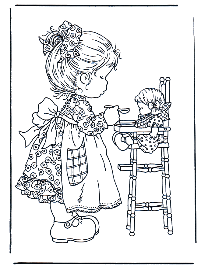 la de da dolls coloring pages - photo #15