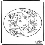 Mandalas - Mandala de caballo 2