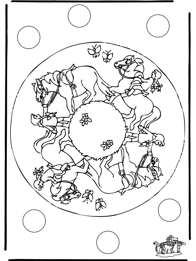 Mandala de caballo