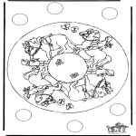 Mandalas - Mandala de caballo