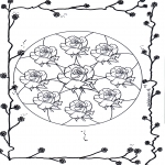 Mandalas - Mandala de Rosas