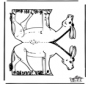 Maqueta de burro