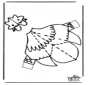 Maqueta de pollo