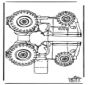 Maqueta de tractor