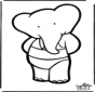 Tarjeta para perforar de Babar 1
