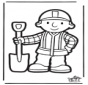 Tarjeta para perforar de Bob el Constructor 2