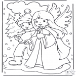 Navidad - Ángel y niño