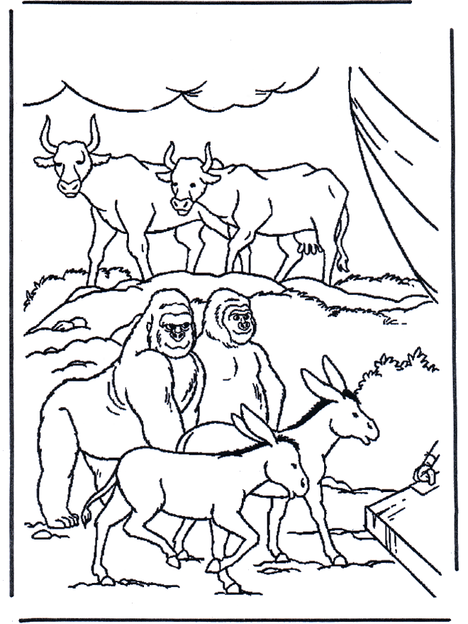 Animales en el Arca - Antiguo Testamento