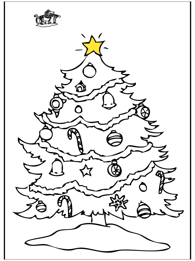 Árbol navideño 3 - Pinta la Navidad
