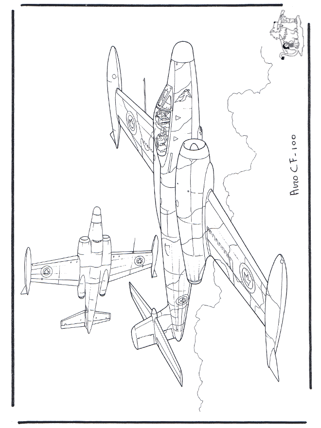 Avro CF-100  - Aviones