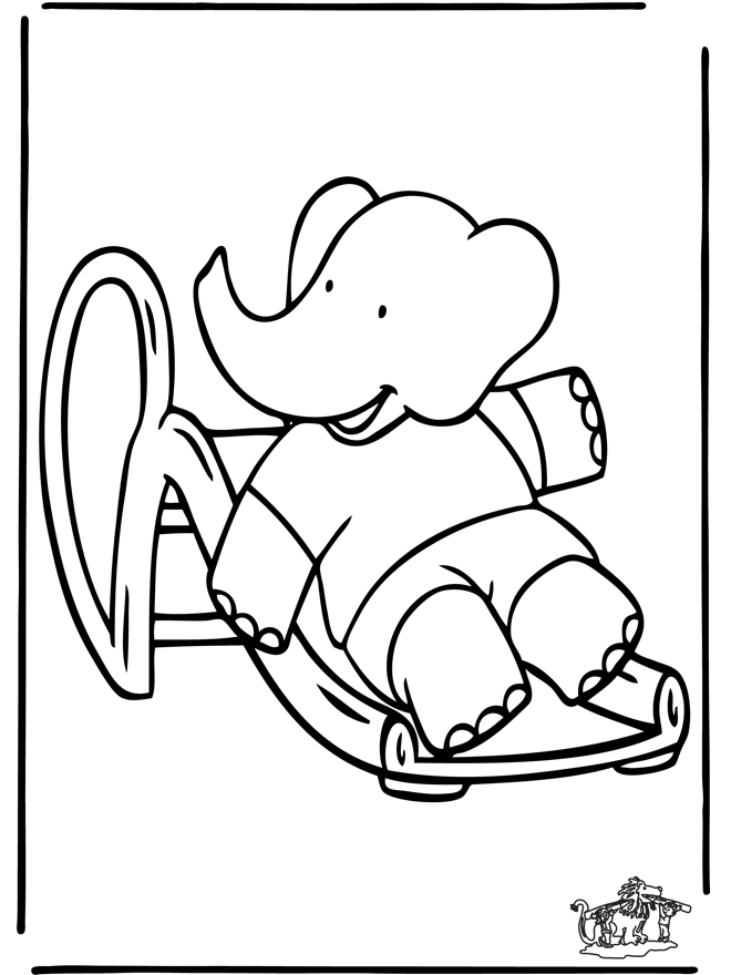 Babar en el Tobogán - Babar