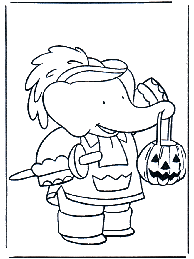 Babar en Halloween - Halloween