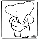 Dibujos Infantiles - Babar