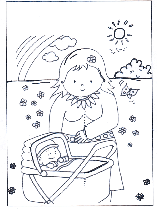 Bebé en el carricoche - Niños