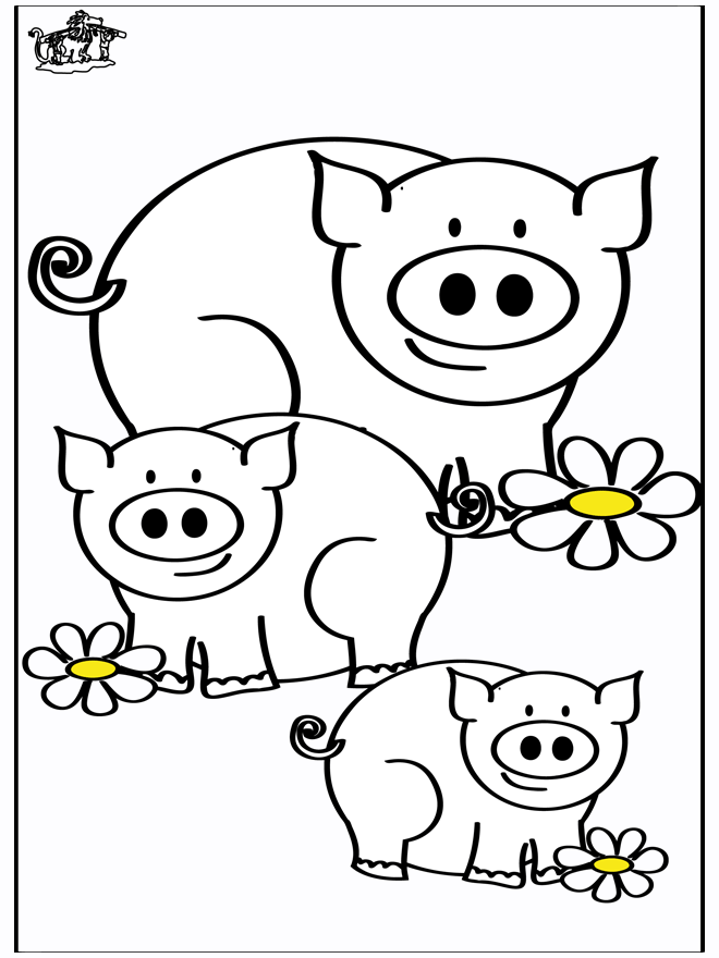 Cerdos 4 - Animales domésticos y de granja