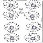 Manualidades - Colgante de flores