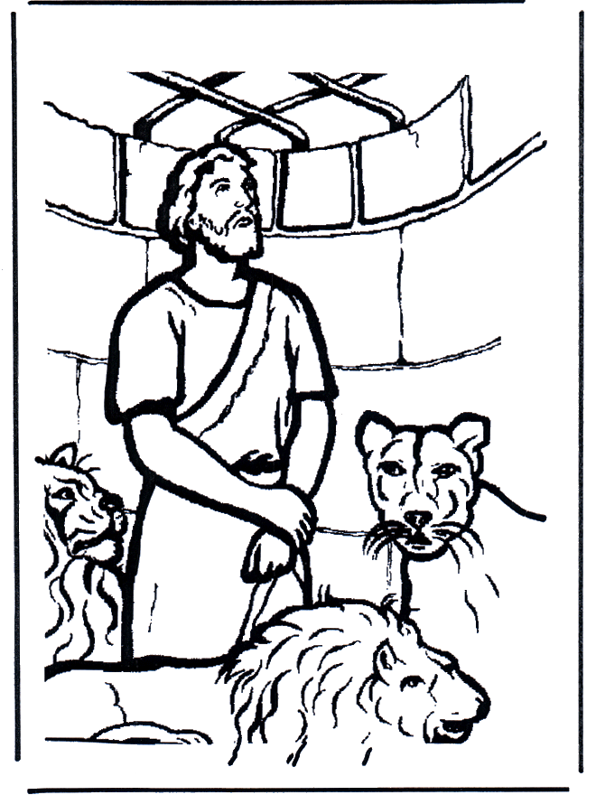 Daniel y los leones 1 - Antiguo Testamento