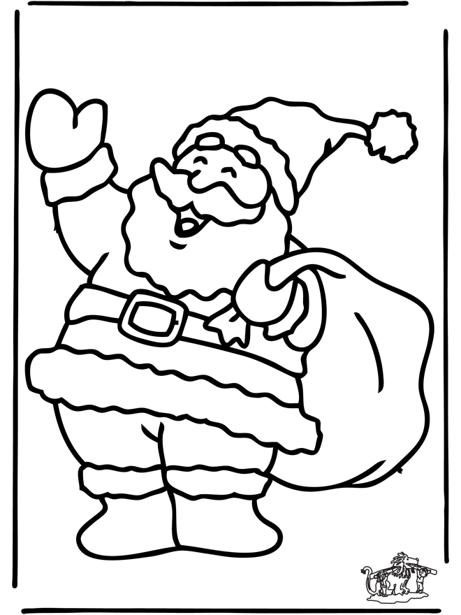 Dibujo de Navidad para ventana  2 - Manualidades de Navidad