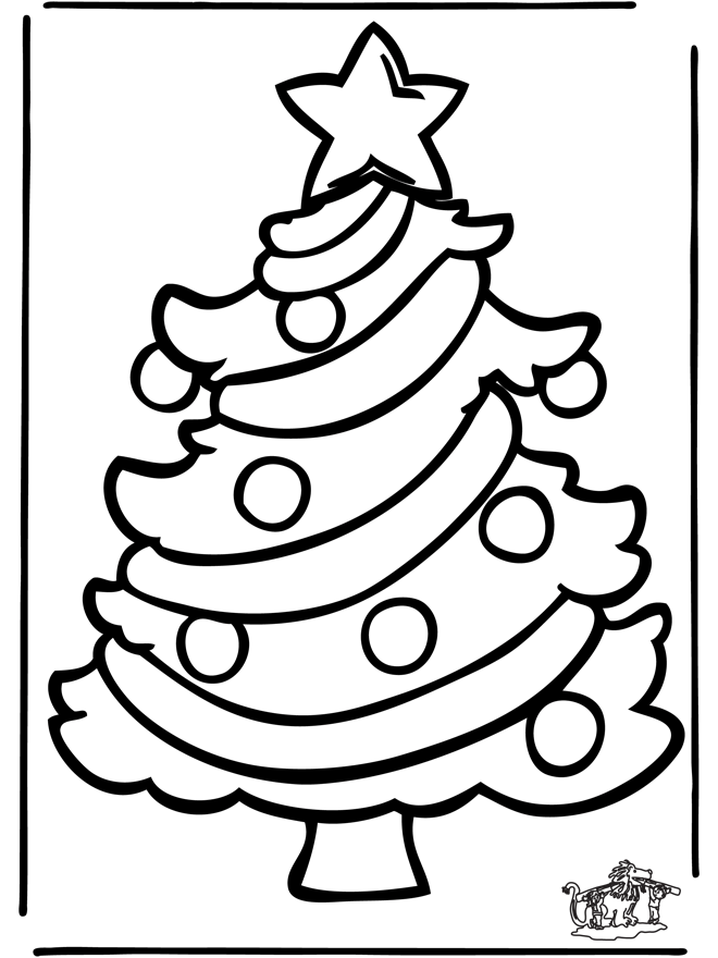 Dibujo de Navidad para ventana 6 - Manualidades de Navidad