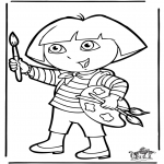 Dibujos Infantiles - Dora 10