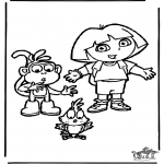 Dibujos Infantiles - Dora 14