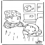 Dibujos Infantiles - Durmiendo 1