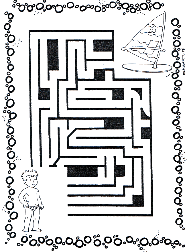 Encuentra el camino al surfista - Encuentra el camino