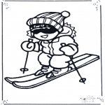 Invierno - Esquí divertido