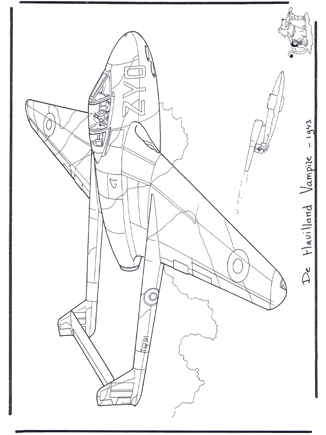 Havilland Vampire - Aviones