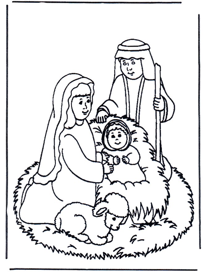 Jesús en el pesebre - Navidad