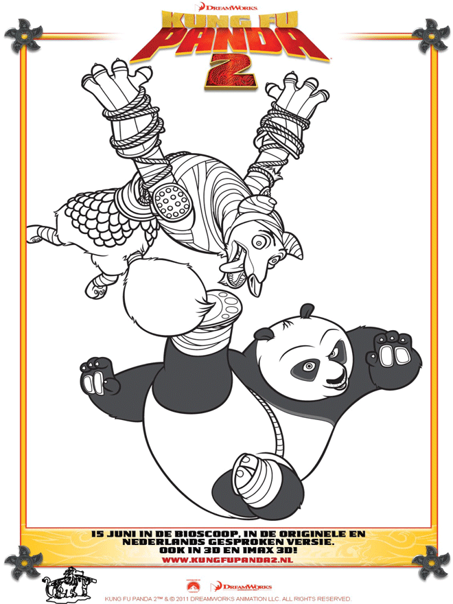 Kung Fu Panda 2 Dibujo 4 - Kung Fu Panda