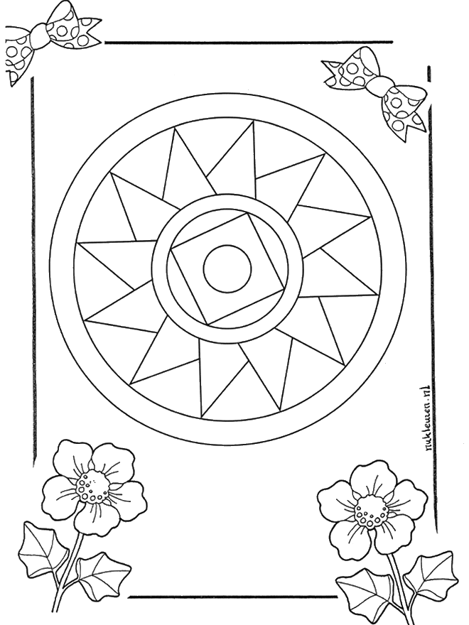 Mandala 10 - Mandalas geométricos