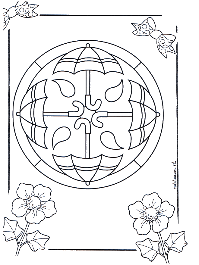 Mandala 14 - Mandalas geométricos