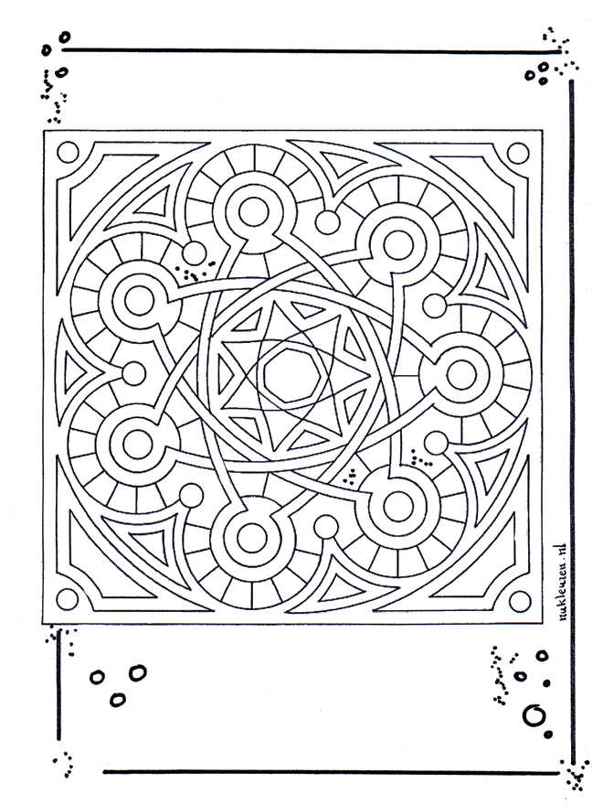 Mandala 15 - Mandalas geométricos