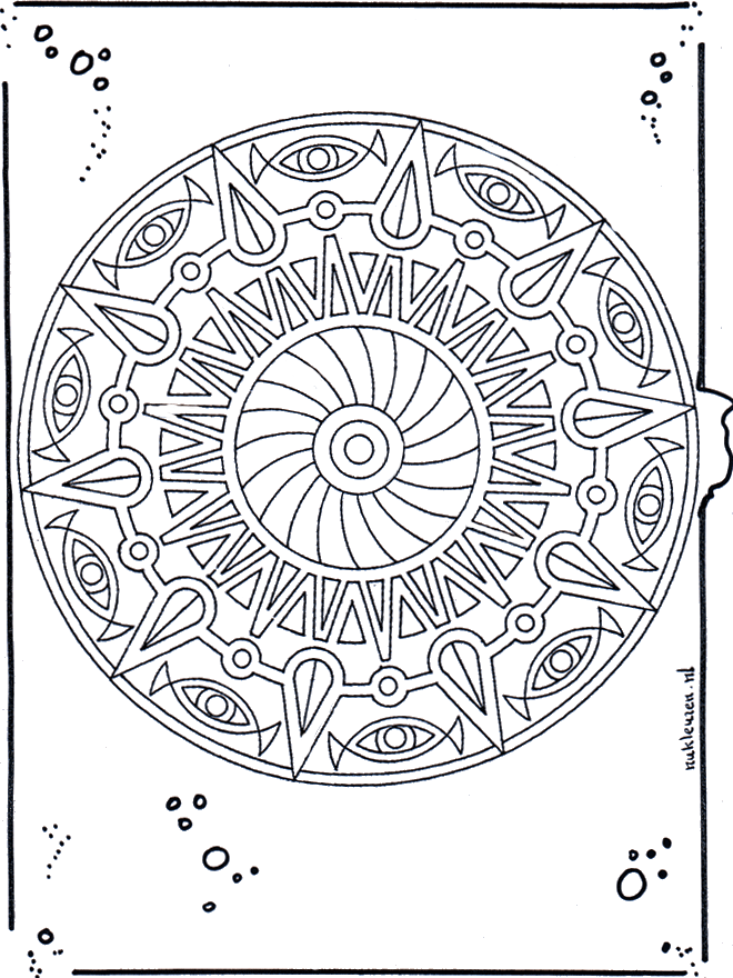 Mandala 20 - Mandalas geométricos