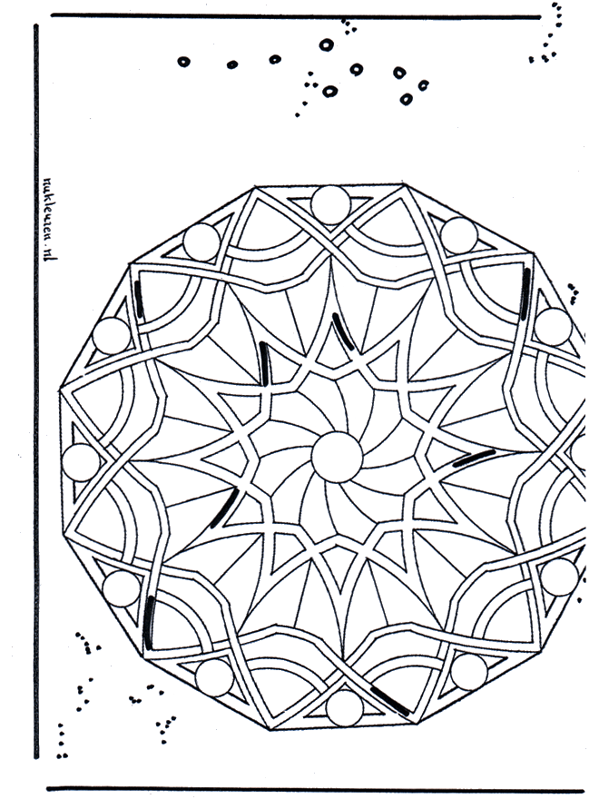 Mandala 22 - Mandalas geométricos