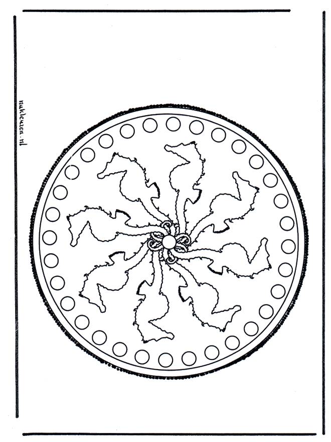 Mandala 23 - Mandalas geométricos