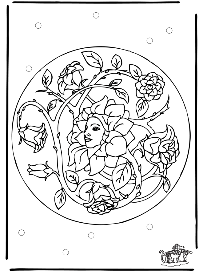 Mandala 26 - Mandalas de flores