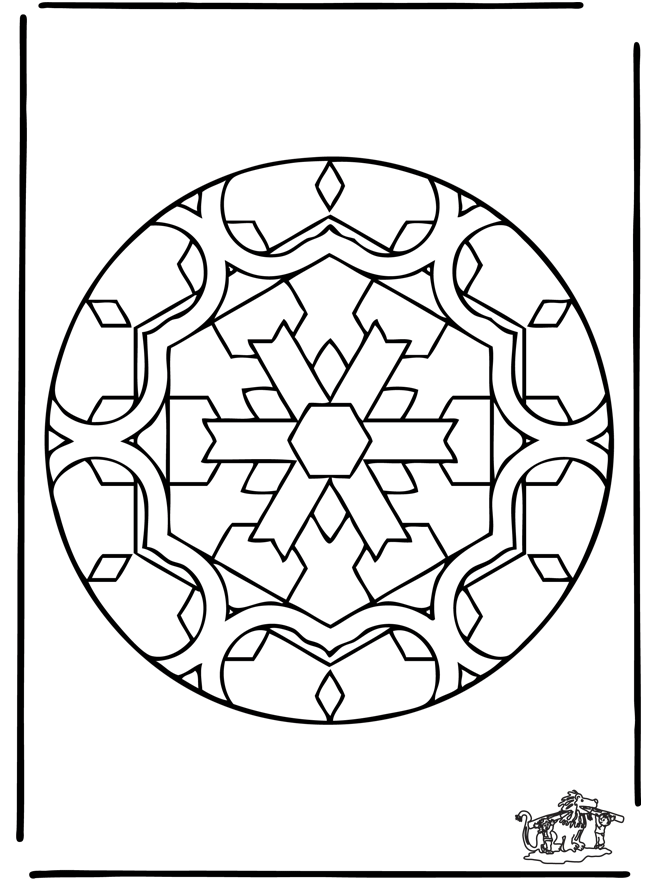Mandala 35 - Mandalas geométricos