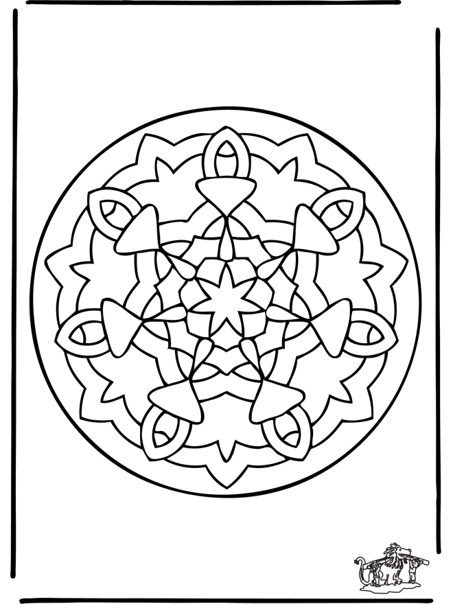 Mandala 36 - Mandalas geométricos