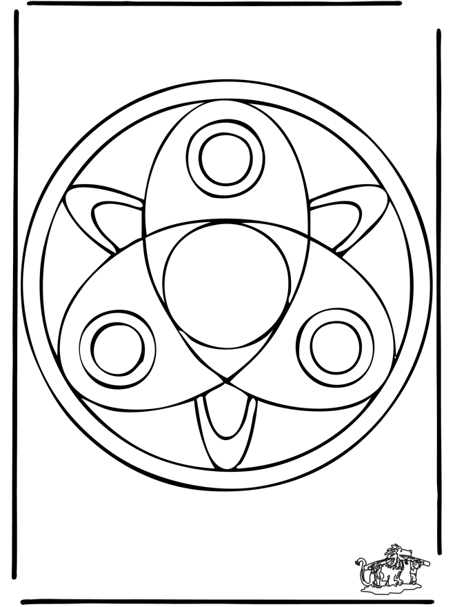 Mandala 37 - Mandalas geométricos