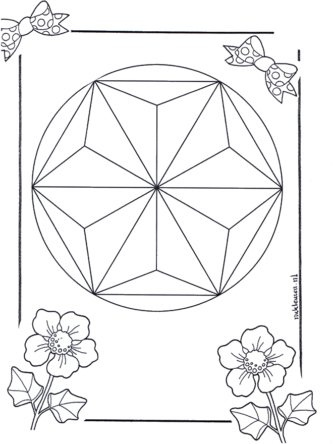 Mandala 6 - Mandalas geométricos