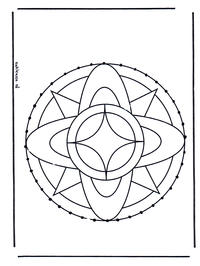 Mandala bordado 7 - Mandalas